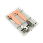 Deer Friends Easy-Grip Spoon & Fork Set | Coral