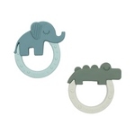 Deer Friends Teether Set | Green & Blue | 2 Pack
