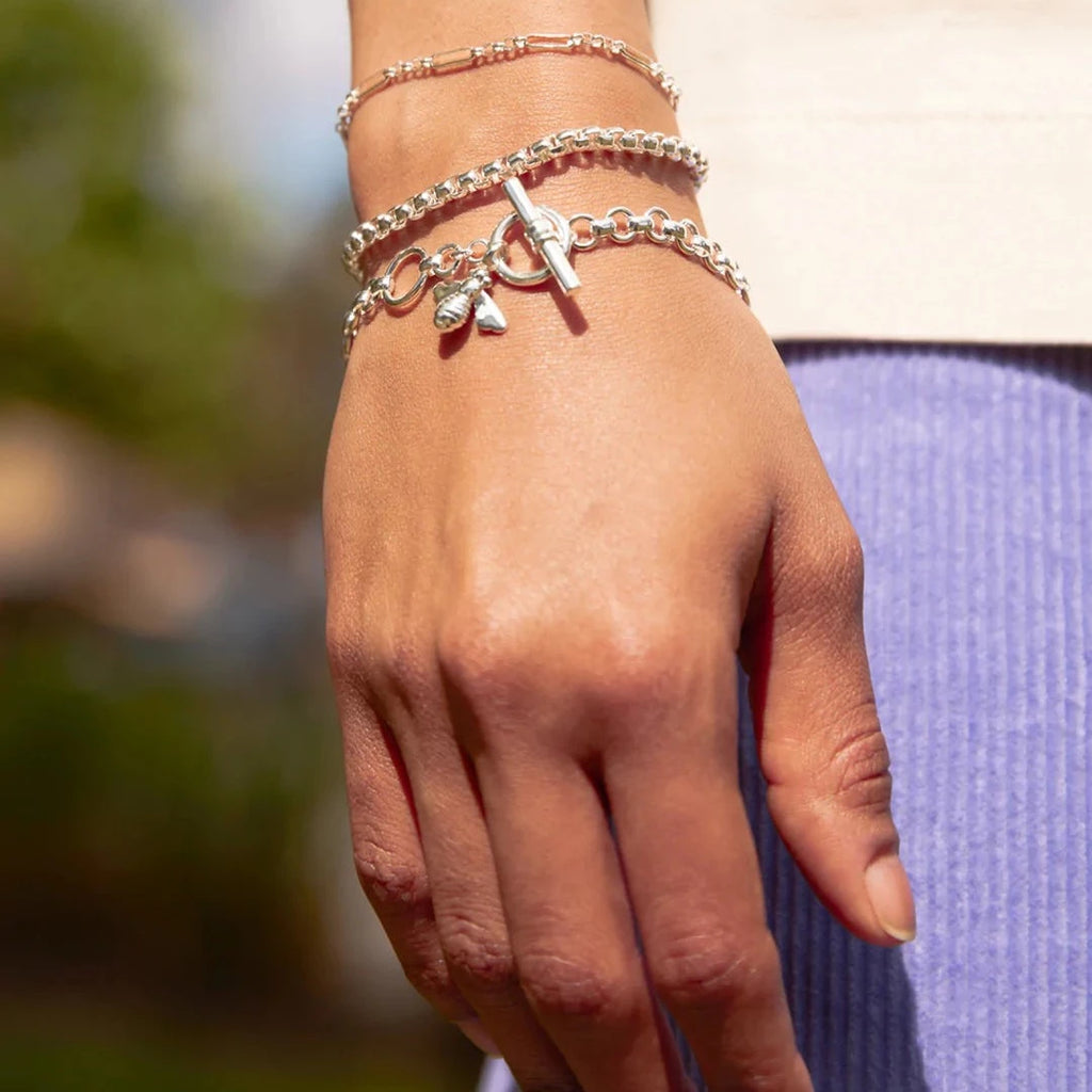 Buy Estella Bartlett Silver Plated Bumble Bee T Bar Bracelet