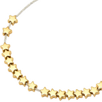 Stars So Bright Bracelet with Silver Metallic Cord | Gold Plated