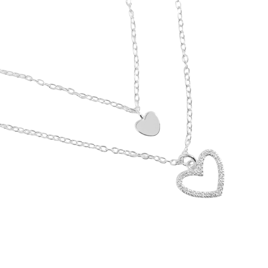Buy Joma Jewellery Lila Heart Layered Necklace About Living
