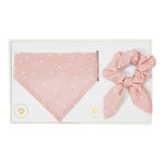 Dog Bandana & Scrunchie Set | Pink