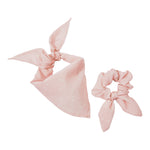 Dog Bandana & Scrunchie Set | Pink