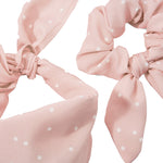 Dog Bandana & Scrunchie Set | Pink