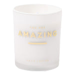Sentiment Candle | You Are Amazing | Champagne & Sparkling Berry