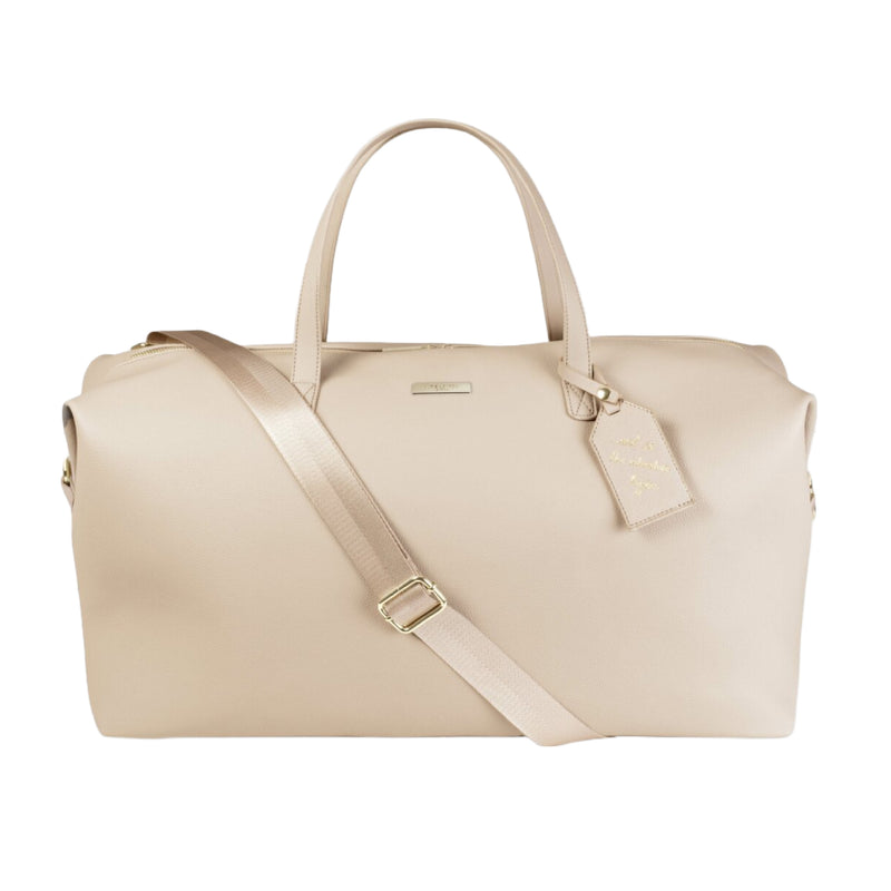 Weekend Holdall Bag | And So the Adventure Begins | Pale Pink