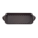 Cast Iron Rectangular Grill | Satin Black | 32cm