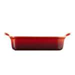 Deep Rectangular Heritage Dish | Stoneware | Cerise | 26cm