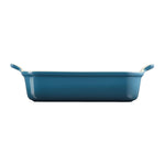 Deep Rectangular Heritage Dish | Stoneware | Deep Teal | 26cm