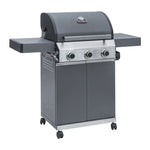 Classic 3 Burner Hybrid Barbecue | Matt Grey