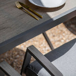 Monza 6 Seat Set with Highback Armchairs & 3m Parasol