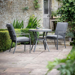 Monza Bistro 2 Seat Set with Highback Armchairs