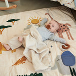 Glenn Safari Activity Blanket | Sandy