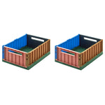 Medium Weston Storage Box Set | Eden Mix | 2 Pack
