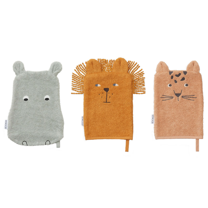 Sylvester Washcloth Set | Safari Mix