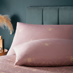 Geometric Bee Duvet Cover Set | Blush