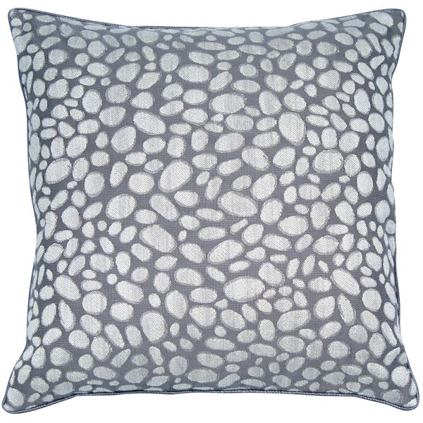 Jacquard Pebbles Cushion | Grey | 50x50cm