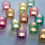Gems Tealight Holder | Set of 4 | Assorted Garnet