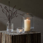 Rotunda Wide Vase | Clear | 15cm