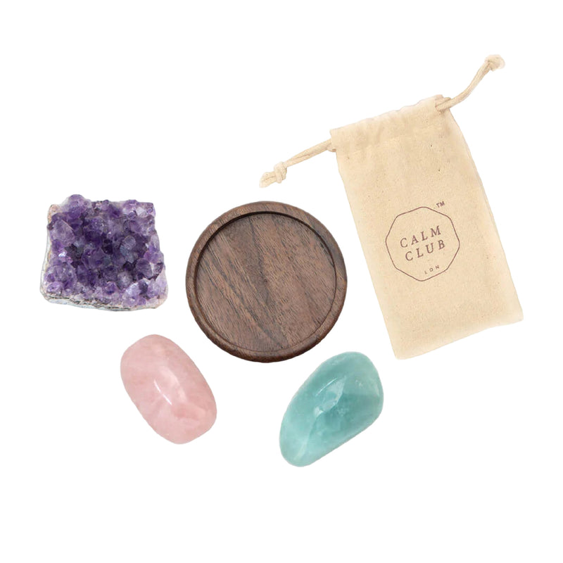Calm Club Good Vibes Healing Stones | Set of 3