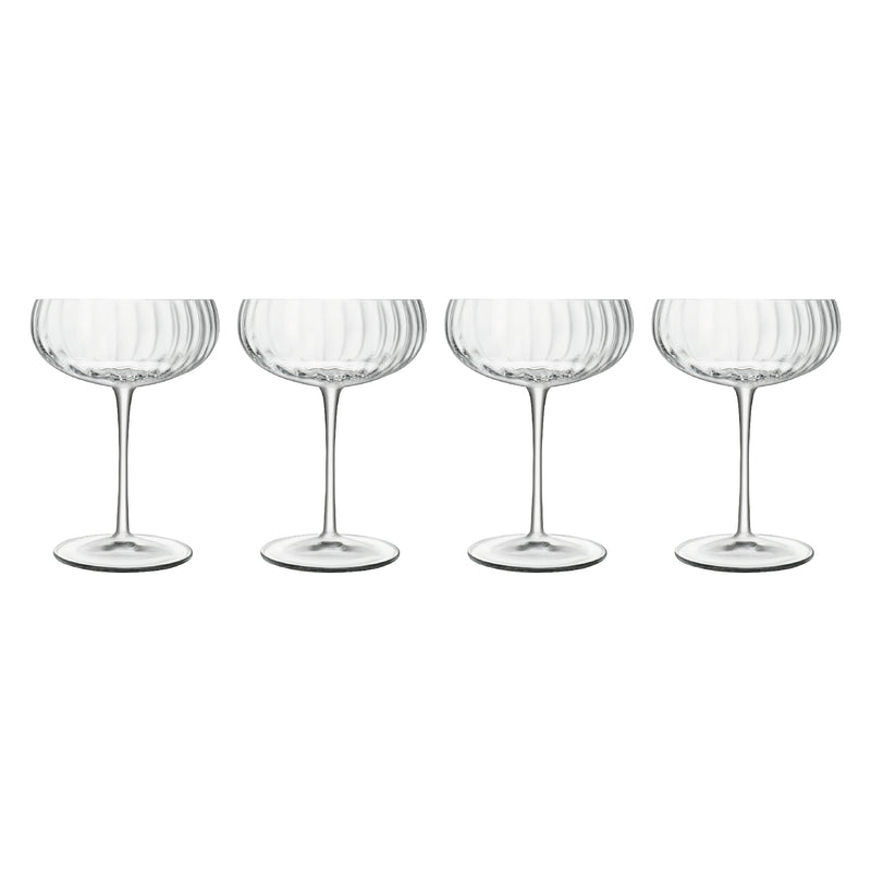 Optica Champagne Glasses | Set of 4 | 300ml