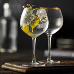 Palermo Gold Gin & Tonic Glasses | 65cl | Set of 4