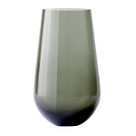 Échasse Hurricane Vase | Green Smoked Glass | Medium