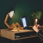 Original Wattson Table Lamp | Vintage White