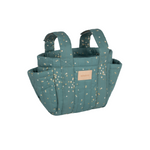 Hyde Park Stroller Organiser | Magic Green with Gold Confetti