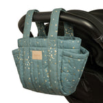 Hyde Park Stroller Organiser | Magic Green with Gold Confetti