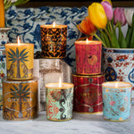 Ambra Nera Decorated Candle