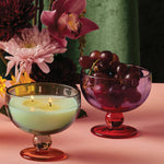 Glass Goblet Candle | Misted Lime | 170g