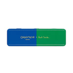 Caran d'Ache 849 Ballpoint Pen | Cobalt & Emerald
