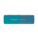 Caran d'Ache 849 Ballpoint Pen | Cyan & Steel