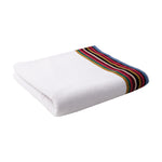 Signature Stripe Bath Sheet | White