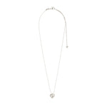 Sophia Heart Pendant Necklace | Silver Plated