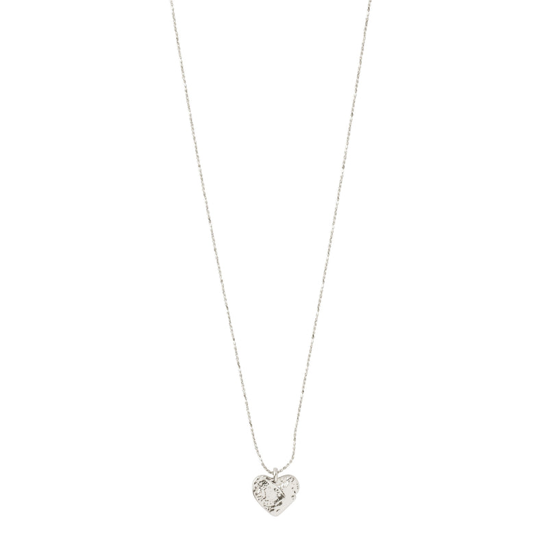 Sophia Heart Pendant Necklace | Silver Plated