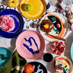 Feast Small Deep Serving Plate | Delicious Pink Pepper | 35cm