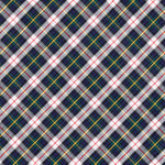 Genuine Green & Navy Tartan Shoelaces