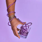 Manhattan Metallic Purple Shoelaces | 120cm