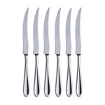 Rivelin Stainless Steel Steak Knife Box Set | 6 Piece