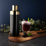 Taproom Cobbler Cocktail Shaker | Black & Gold | 650ml