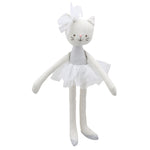 Dancing White Cat Soft Toy