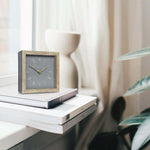 Nordic Mantel Clock | Cement | 5''