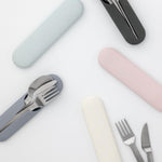 Reusable Stainless Steel Silverware Set | Porter | Slate