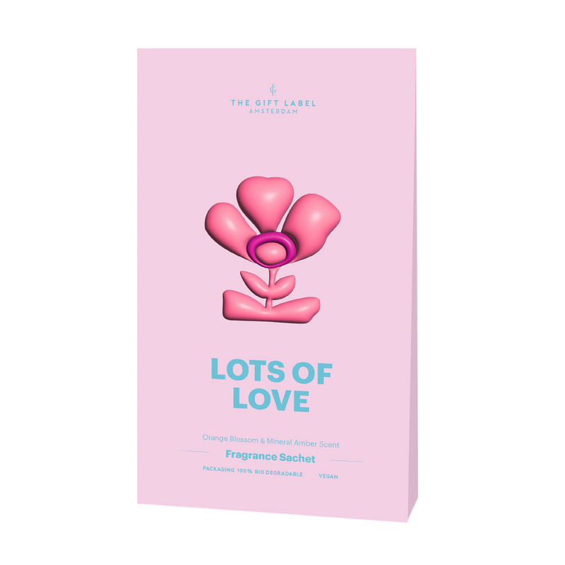 'Lots of Love' Scented Sachet | Orange Blossom & Mineral Amber