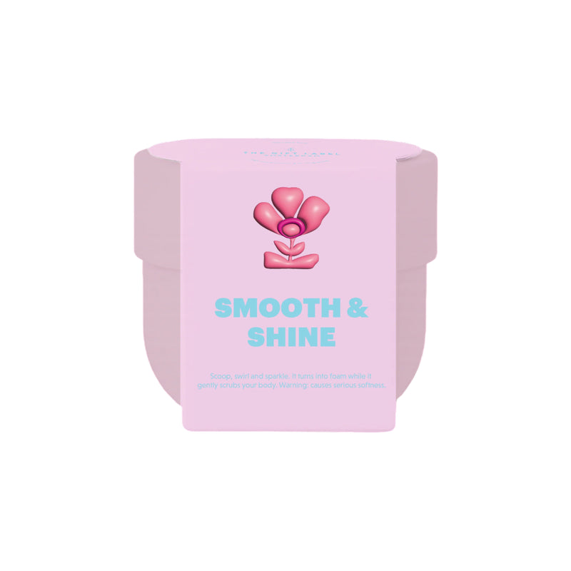 'Smooth & Shine' Fluffy Scrub | Orange Blossom & Mineral Amber