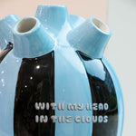 Striped 'Head In The Clouds Vase | Blue