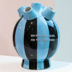Striped 'Head In The Clouds Vase | Blue