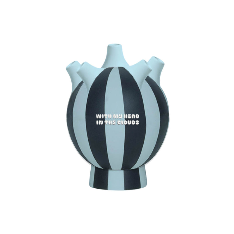 Striped 'Head In The Clouds Vase | Blue